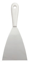 Spachtel Edelstahl - 22 cm - wei&szlig;